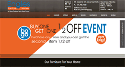 Desktop Screenshot of englesfurniture.com